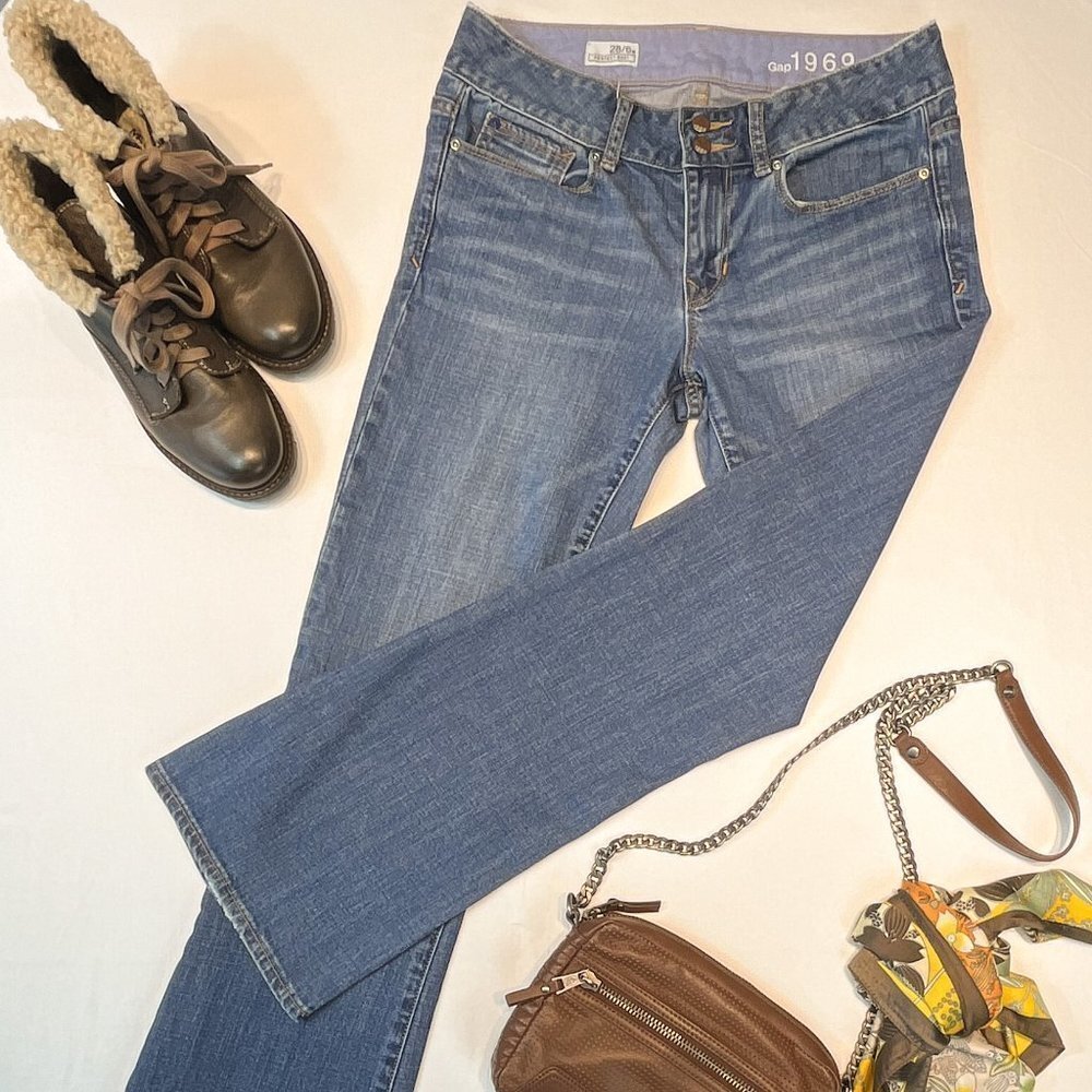 GAP Women’s Boot Cut Jeans in Medium Blue